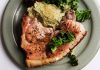 Nigel Slater’s gammon steak with butter beans and kale recipe